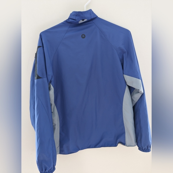 Marmot Womens Light Jacket Blue Full Zip Windbreaker Lined Size M - Picture 5 of 7